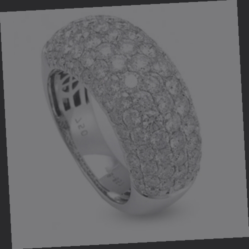 bague diamant noir