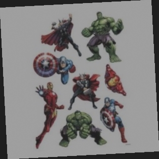 drap de bain avengers