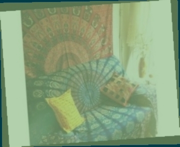 drap mural mandala