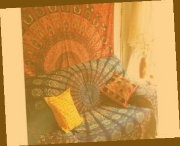 drap mural mandala