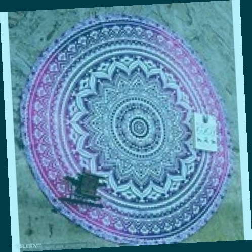 drap mural mandala