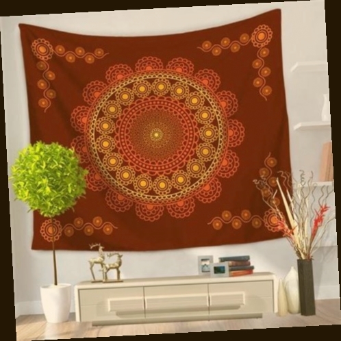 tissu mural mandala
