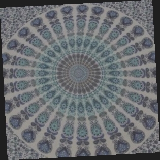 tissu mural mandala