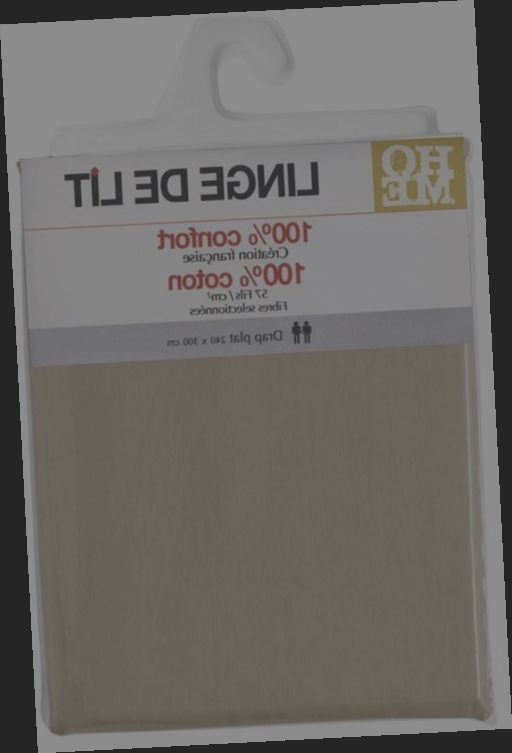 drap plat 2 personnes 240 x 300
