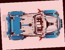 lego technic - la voiture de rallye - 42077 - jeu de construction