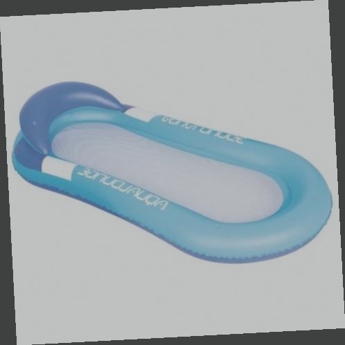 matelas gonflable semi-immergé avec filet
