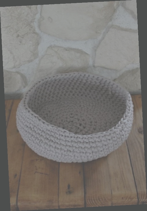 panier pour chat au crochet