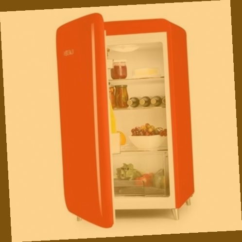 refrigerateur rouge
