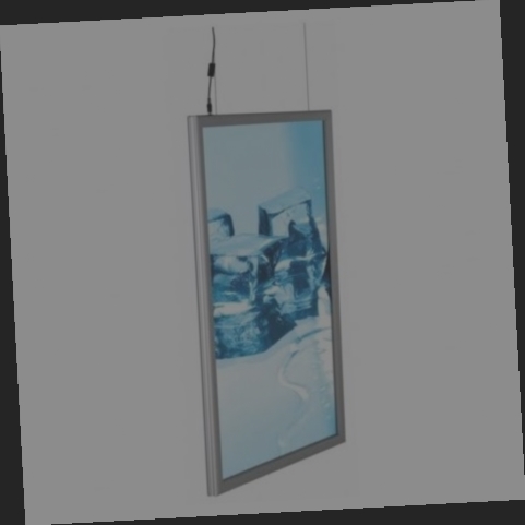 cadre led mural