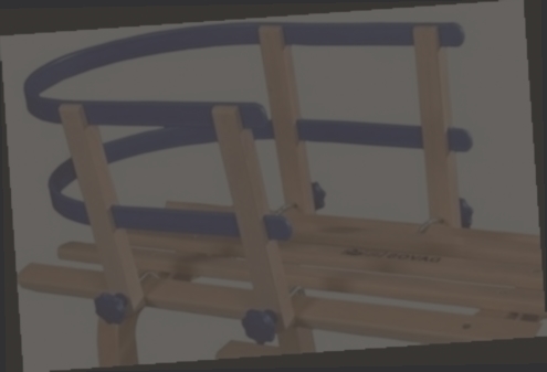 luge en bois deco