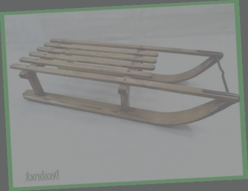 luge en bois ancienne prix