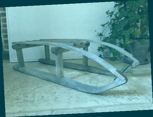 luge en bois ancienne prix