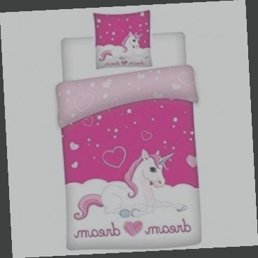 coussin fille licorne