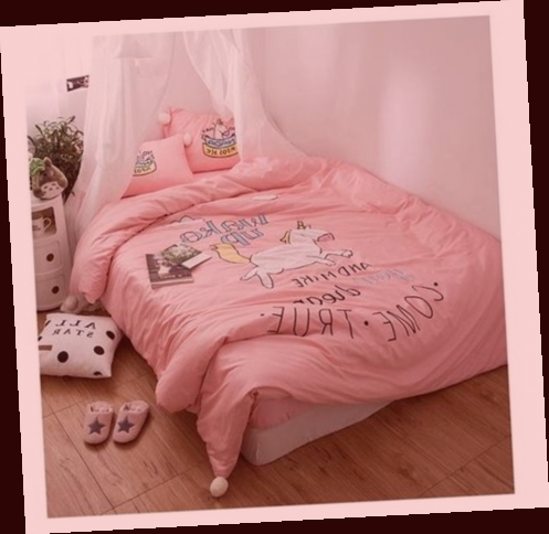 coussin fille licorne
