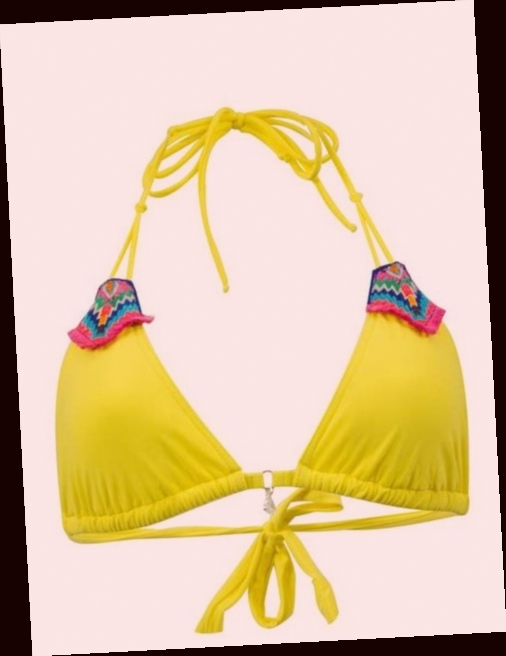 maillot de bain triangle rouge