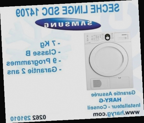 seche linge samsung gris