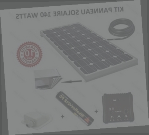 panneau solaire camping car monocristallin