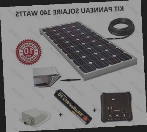 panneau solaire camping car monocristallin