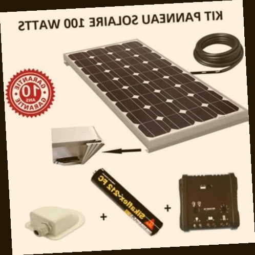 panneau solaire camping car monocristallin